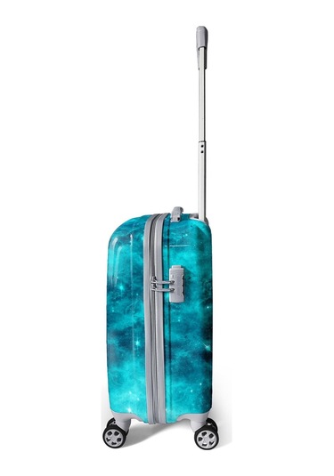 Coral High Renkli Desenli Pc 3'lü Valiz Seti 16830 Yeşil