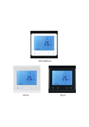Hfambition Bht-002gc Beyaz Gaz Kombisi Isıtma Termostati: Lcd Ekranlı, Enerji Tasarruflu, Kolay Kurulum Sıcaklık Kontrol Cihazı