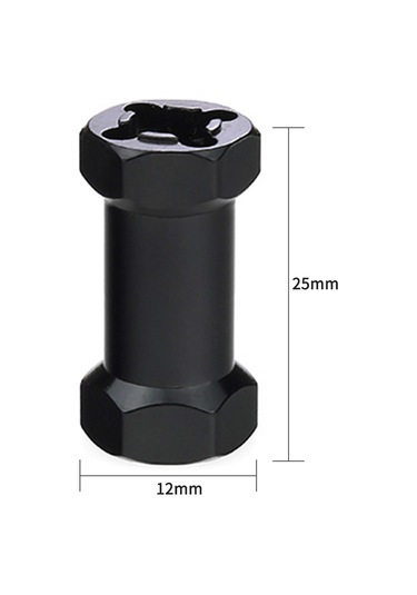 Xindoker D90 Ax10 Cc01 Scx10 F350 Araçlar İçin 25mm Genişletilmiş Alüminyum Kombinasyon, Renk Seçenekli