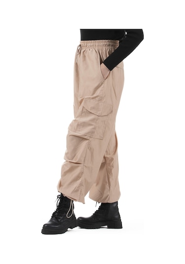 Sevitli Kargo Pantolon - Bej-1624-bej Bej
