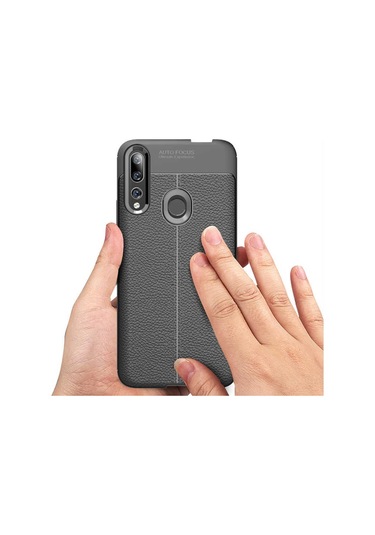 Huawei Y9 Prime 2019 Kilif Deri Tarzi Niss Silikon Case 389468690