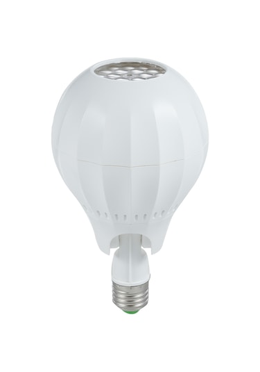 Konesam Rgb Led Sesli Kontrol 360 Döner Projeksiyon Lambası, Noel Parti Bar Için Renkli Işık Gösterisi, E27 Beyaz Ampul