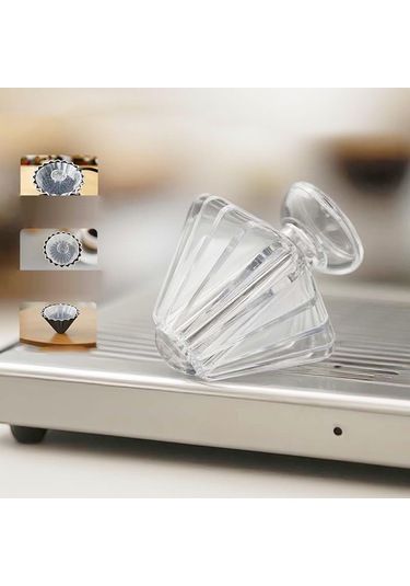 Homyl Kahve Filtresi Şekil Tutucu Mutfak Kafe Ofis Için Filtre Temizlemek