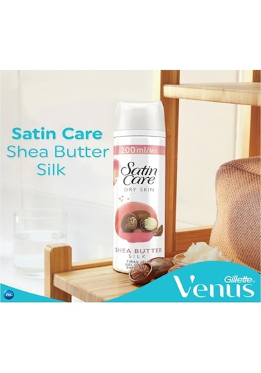 Satin Care Tıraş Jeli Kuru Ciltler 200ml X3 Adet