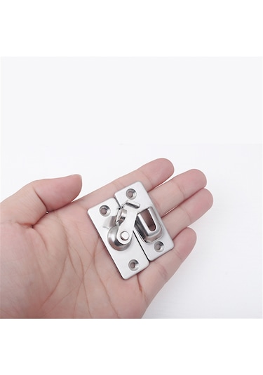 Paslanmaz Çelik 90 Derece Dik Açılı Kapı Kilidi Mandalı