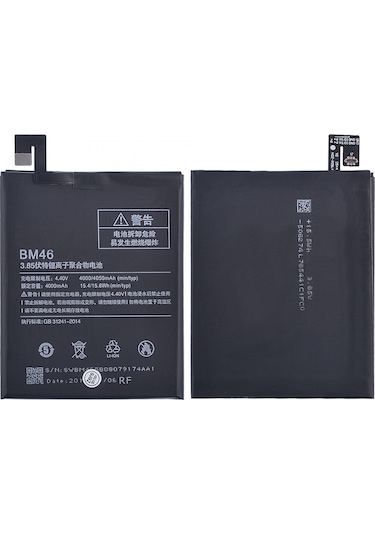 Teknonet Xiaomi Redmi Note 3 Uyumlu Xiaomi Bm46 4000 Mah Batarya
