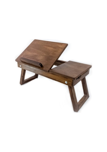 Ru-Bi Laptop Sehpası - Çalışma Masası - Keyif Sehpası - Yemek Sehpası Ceviz