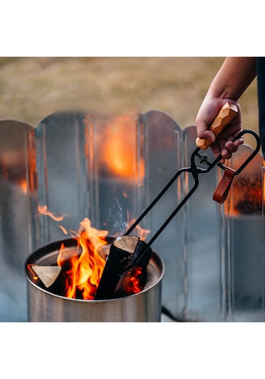 Ranyeek Kamp Ateşi Maşası - Uzun Saplı, Yanmaz Ve Kaymaz Çelik Mangal Maşası Çok Renkli