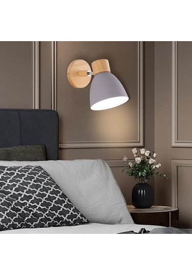 Suntek Modern Basit Duvar Işık Fikstürleri Koridor Grisi Gri Gri