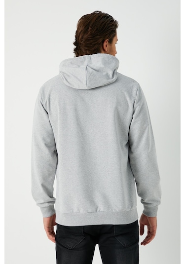 Comeor Erkek Gri Basic Kapüşonlu Regular Fit Normal Kesim 2 İplik Kumaş Günlük Sweatshirt Gri Comeor Erkek Gri Basic Kapüşonlu Regular Fit Normal Kesim 2 İplik Kumaş Günlük Sweatshirt Gri