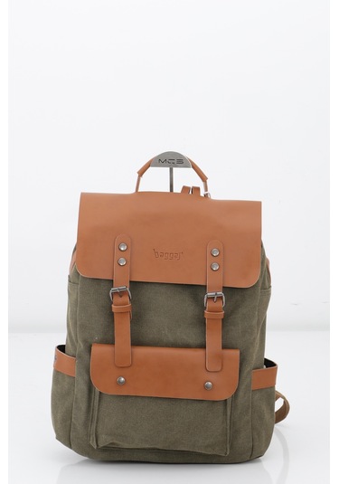 Baggaj Ks25223 Kadın Spor Sırt Çantası Army Green