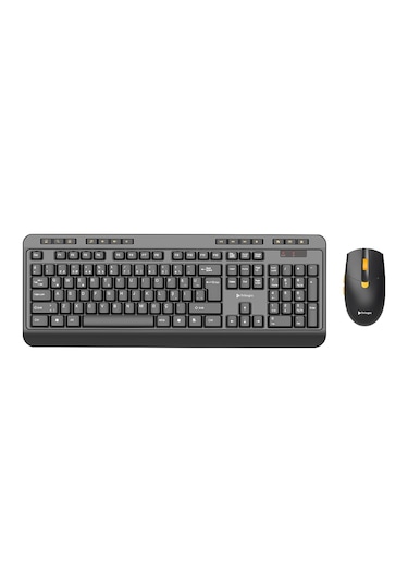Trilogic Desktech KBW707 Multimedya Kablosuz Q Klavye Mouse Set