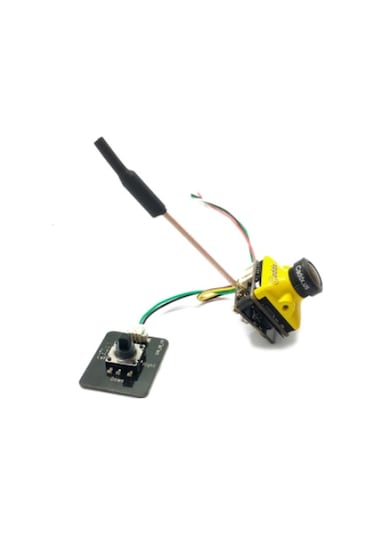Fpv Kamera Old Black 16to9 5.8g 48ch Fpv verici 25/100/200/400mw