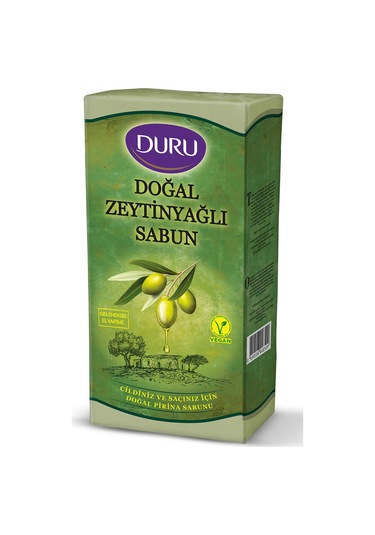 Duru Geleneksel El Yapımı Zeytinyağlı Doğal Katı Banyo Sabunu 5 x 160 G
