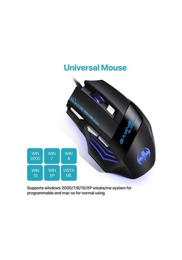 Gaming Bloodbat GM02 Kablolu RGB Oyuncu Mouse
