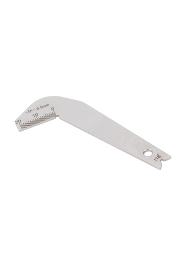 Maiyame 118 Açıklı Ince Çelik Matkap Ucu Ölçer, 0-20mm Aralığında 0.5mm Hassasiyetli Matkap Uç Kalibrasyon Aracı