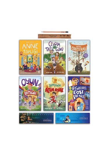 Timaş Çocuk 3. 4. Sınıf - Anne Terliği - Çevrim Dışı Tatil Günü - Hayal Orkestrası - Oyun Satıcısı Set 6 Kitap