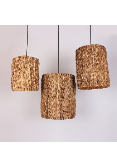 Alanya Doğal Abaka 42x55 Cm Avize Bej