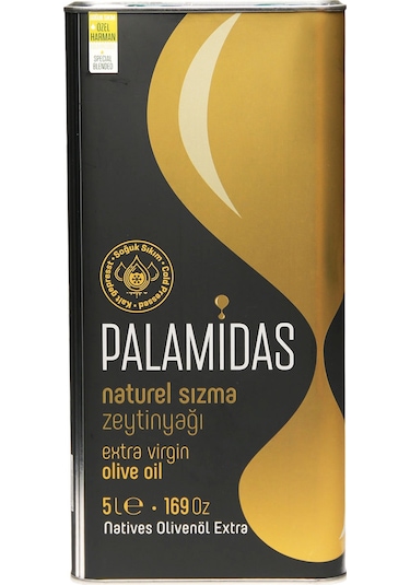 Palamidas Soğuk Sıkım Natürel Sızma Zeytinyağı Özel Harman 5 L