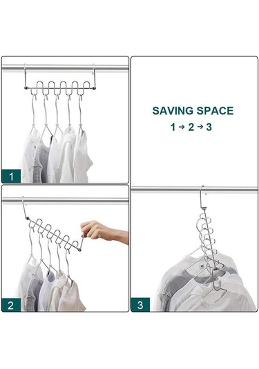 Askı Yerden Tasarruflu Askılar Dolap İçin Metal Dolap Organizatörü Dolap Dolap Organizasyonu Dolap Sistemi Gümüş