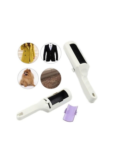 1 Adet Statik Giyim Toz Evcil Hayvan Saç Temizleyici Sökücü Fırça Emme Süpürgesi Ev Ofis Seyahat Için