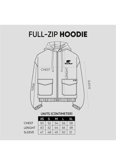 Bad Bear 22.04.12.001-c01 Valentina Full Zip Kadın Sweatshirt 001