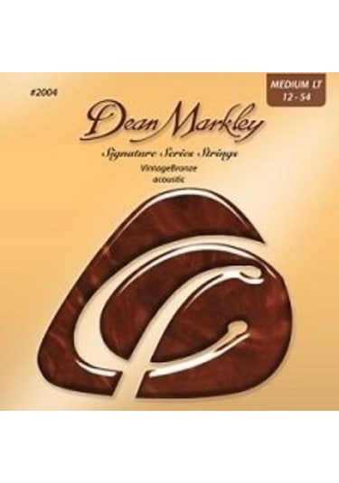 Dean Markley 2004 12-54 - Bronze Medium Light Akustik Gitar Te