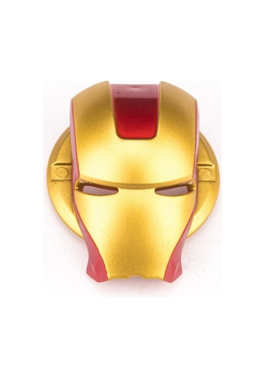 Start Stop Çerçevesi Koruyucu Kapak Metal Iron Man Sarı-kırmızı