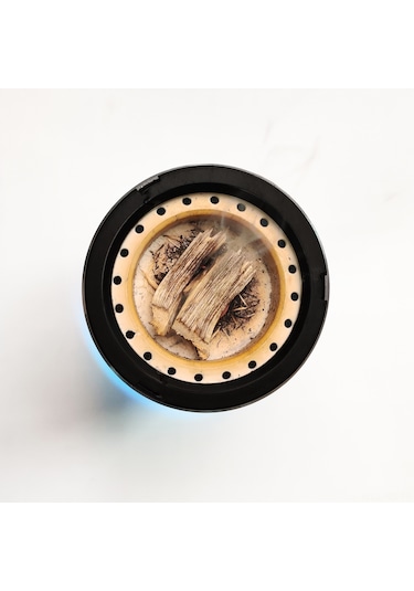 Reedark Usb Şarjlı Taşınabilir Koyu Siyah Orta Doğu Arap Stili Aromaterapi Lamba Elektrikli Kandanlık