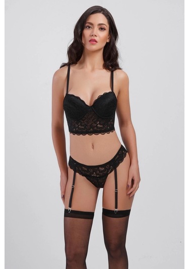 Jartiyer Takım Kadın 111 Siyah