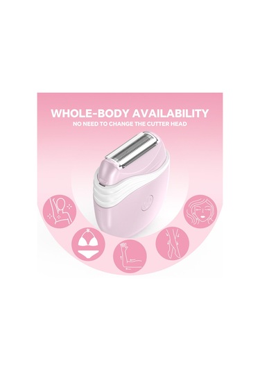 Suntek Kadınlar Için Elektrikli Tıraş Makinesi Kişisel Pembe