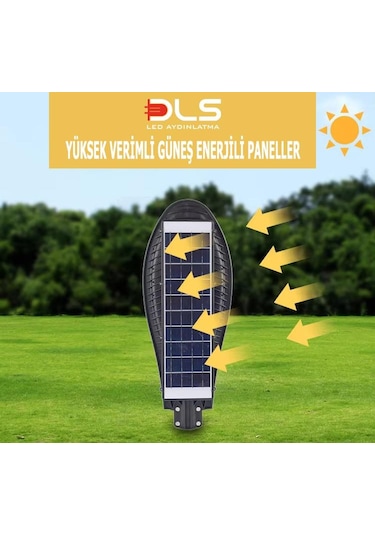664-st400 Solar 400 Dls Güneş Enerjili Bahçe Çevre Lambası
