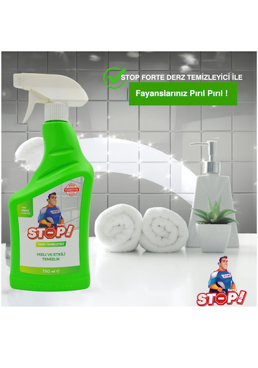 Stop Forte Derz Temizleyici 750 ML 3'lü Set