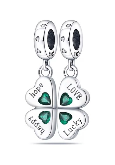 Fubena Yeşil Yonca Sallantılı Charm