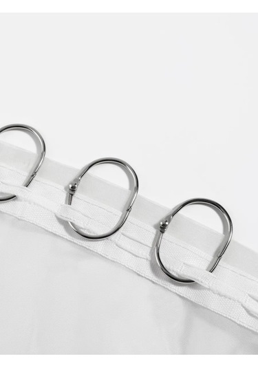 Lundo Korniş İçin Perdeler İçin Halkalar Metal Ayrılabilir Oval 28/43 Mm 438303556 Gümüş