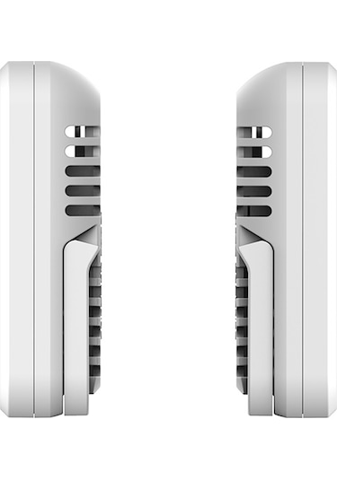 Youtek Beyaz Dijital Sicaklık Nem Ölçer, Lcd Ekranlı, Yüksek Hassasiyetli, Masaüstü/duvar Montajlı, Hava Durumu Gösterici, Pil Hariç