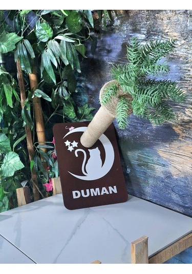 Kedi Tırmala Tahtası Lazer Kesim Ahşap Resimli10