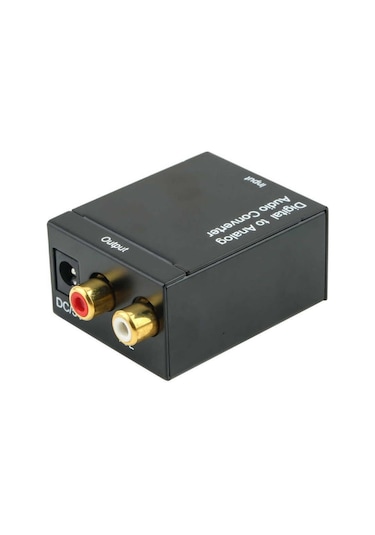 Wozlo Dijital to Analog Stereo RCA Optik Ses Çevirici Dönüştürücü