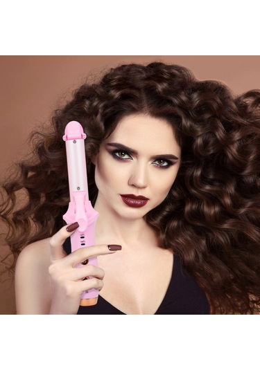 Moveevo Kablosuz Bukle Makinesi Şarj Edilebilir Modeller Pano Ev Zararsız Saç Düz Bukle Çift Kullanımlı Taşınabilir Bukle