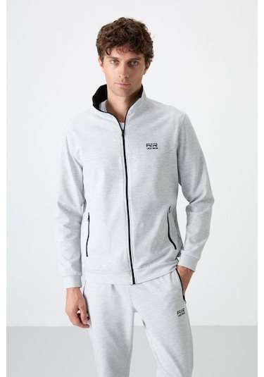 Tommy Life Hugo Gri Melanj Jogger Erkek Eşofman Takım - 85198 GRİ MELANJ