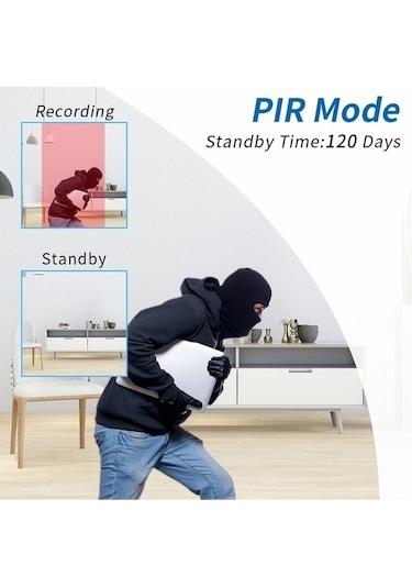 Md31 Mini 1080p Hd Kamera Gece Görüşü Pır Hareket Eylem Mikro Kamera Siyah