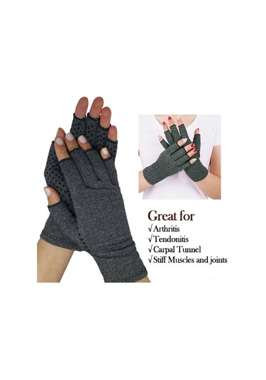 Moveevo Artrit Ağrıları İçin Pamuklu Baskı Eldiven - Esnek Ve Rahat Kullanım