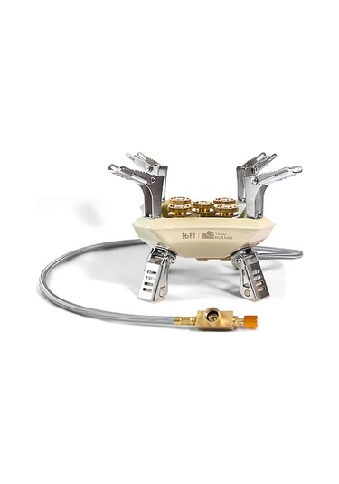 16800w Yüksek Güçlü Açık Kamp Metal Sobalar Taşınabilir Piknik Barbekü Fırını Saklama Çantası İle Katlanabilir Sobalar Su Kaynatma Pişirme Aksesuarı Çok Renkli