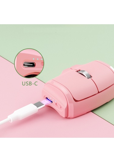 Cbtx Çift Modlu Bluetooth 2.4G Parmak Mouse