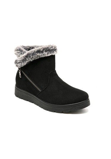 Bot Kadın 45 U30 Ux Fly Flot Cloth Woman Boot Black Siyah
