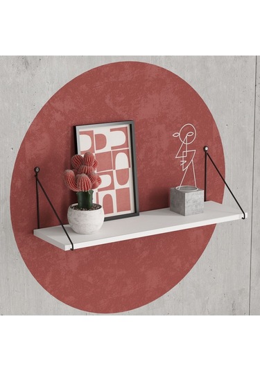 Decormet Armoni Raf Seti 1 Raflı 200 720 Beyaz Beyaz