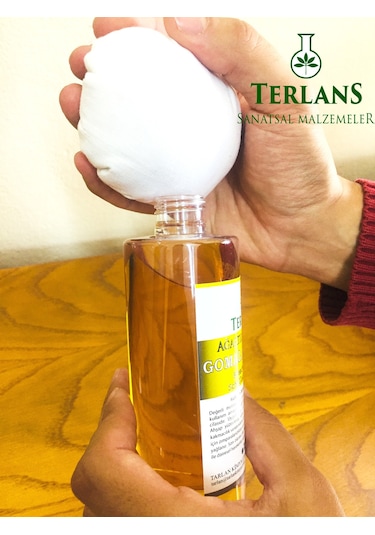 Terlans Ağartılmış Şeffaf Kalite Gomalak Cilası 250 ML