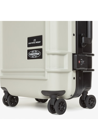 Eastpak X Basquiat R Case Spinner 55cm Unisex Beyaz Valiz Ek0a5bje4y51 Beyaz