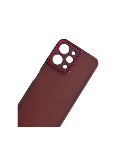 Xiaomi Redmi 12 Kılıf Freya Lazer Lens Kamera Çerçeveli Silikon Kapak