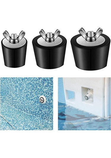Homyl 3x 25mm/38mm/51mm Havuz Kışlama Fişi Uydurma Parçaları